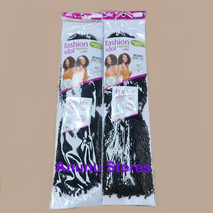 Fashion Idol Express Boho Babe Curl Braid - 2 bundles of 10''